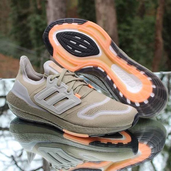 Adidas Ultraboost 22 Orbit Green Men’s Size 12 - Picture 3 of 16